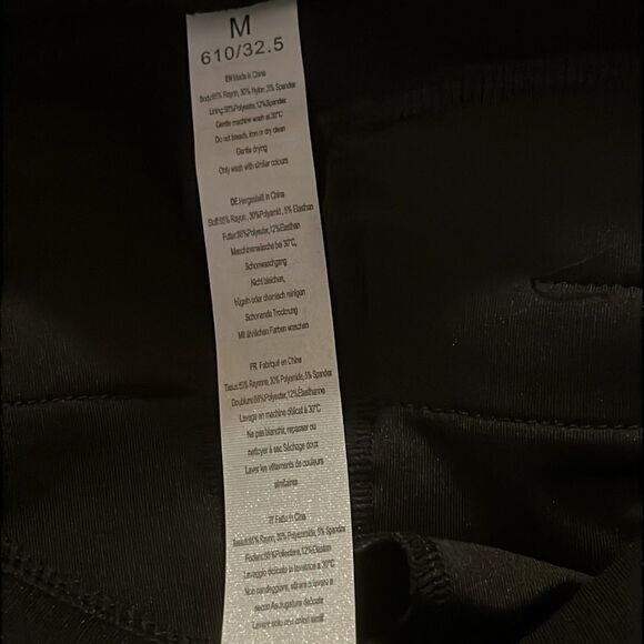 Afitne womens pants Size M‎ work workout high waist bootcut black  pull on NWT - Picture 4 of 7